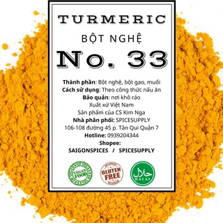10kg Bột nghệ - Turmeric powder thực phẩm ướp thịt cà ri Sỉ Lẻ