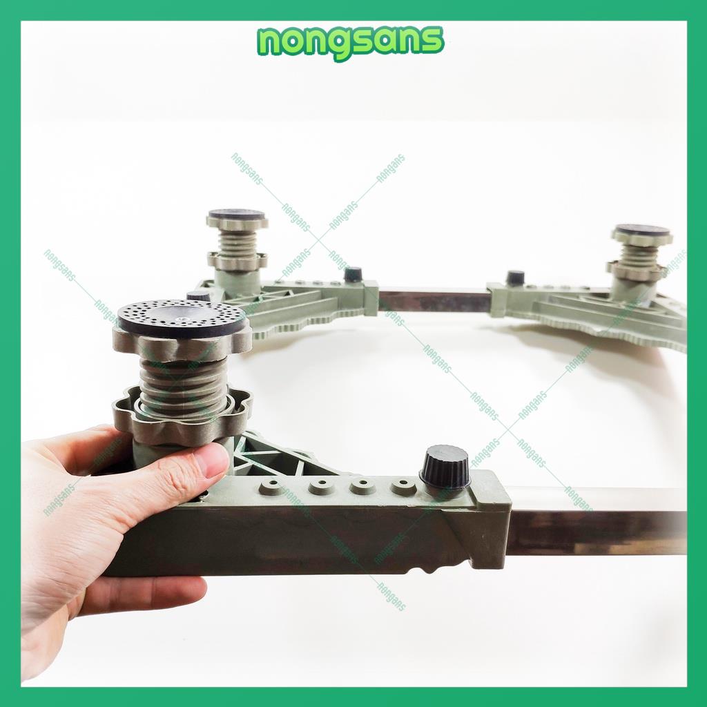 Chân máy giặt đa năng chống rung trụ ren, điều chỉnh đa chiều INOX cao cấp - Bảo hành 2 năm