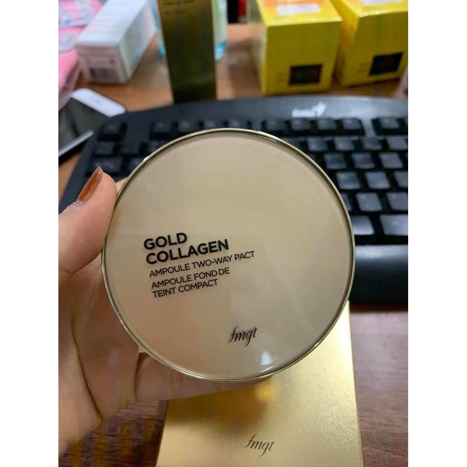 PHẤN PHỦ GOLD COLAGEN AMPOULE TWO-WAY PACT. Mẫu mới 2020 | BigBuy360 - bigbuy360.vn