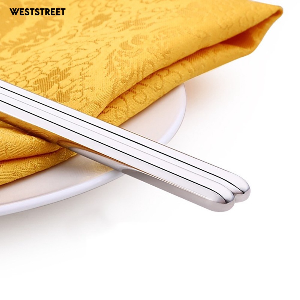 Đũa Dài Chống Trượt Bằng Thép Không Gỉ 14inch