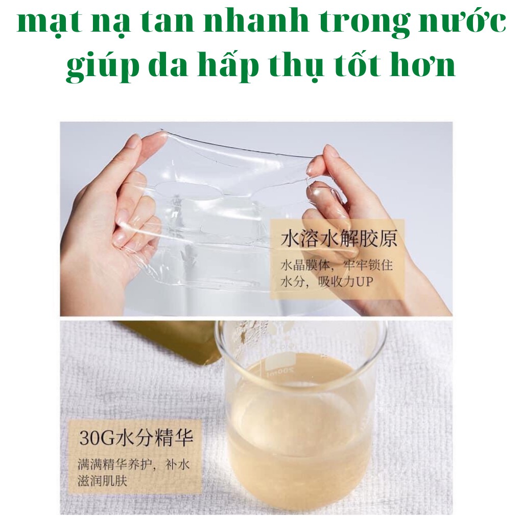 Mặt nạ thạch collagel BIOAQUA thủy tinh trong suốt mask nội địa trung dưỡng trắng sáng da giảm mụn | BigBuy360 - bigbuy360.vn