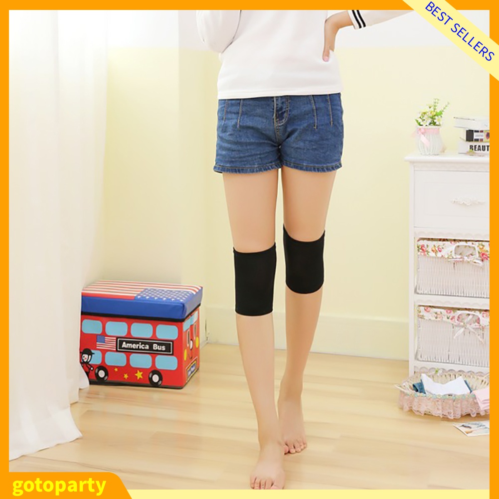 Cặp đai đeo bảo vệ giữ ấm đầu gối màu trơn tùy chọn dành cho nữ