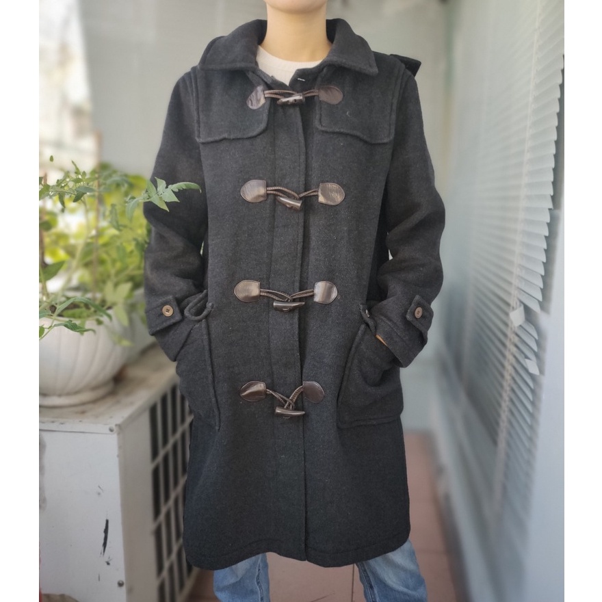 Áo khoác Măng tô Dạ Hàn second-hand, áo mangto, Trench coat - Đồ Si Bon MT39