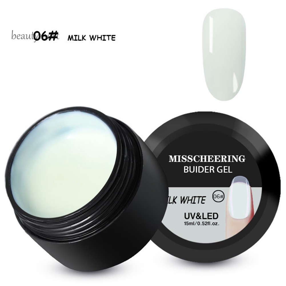 Hũ 15ml gel nối móng tay khô nhanh tạo lớp móng dày dặn