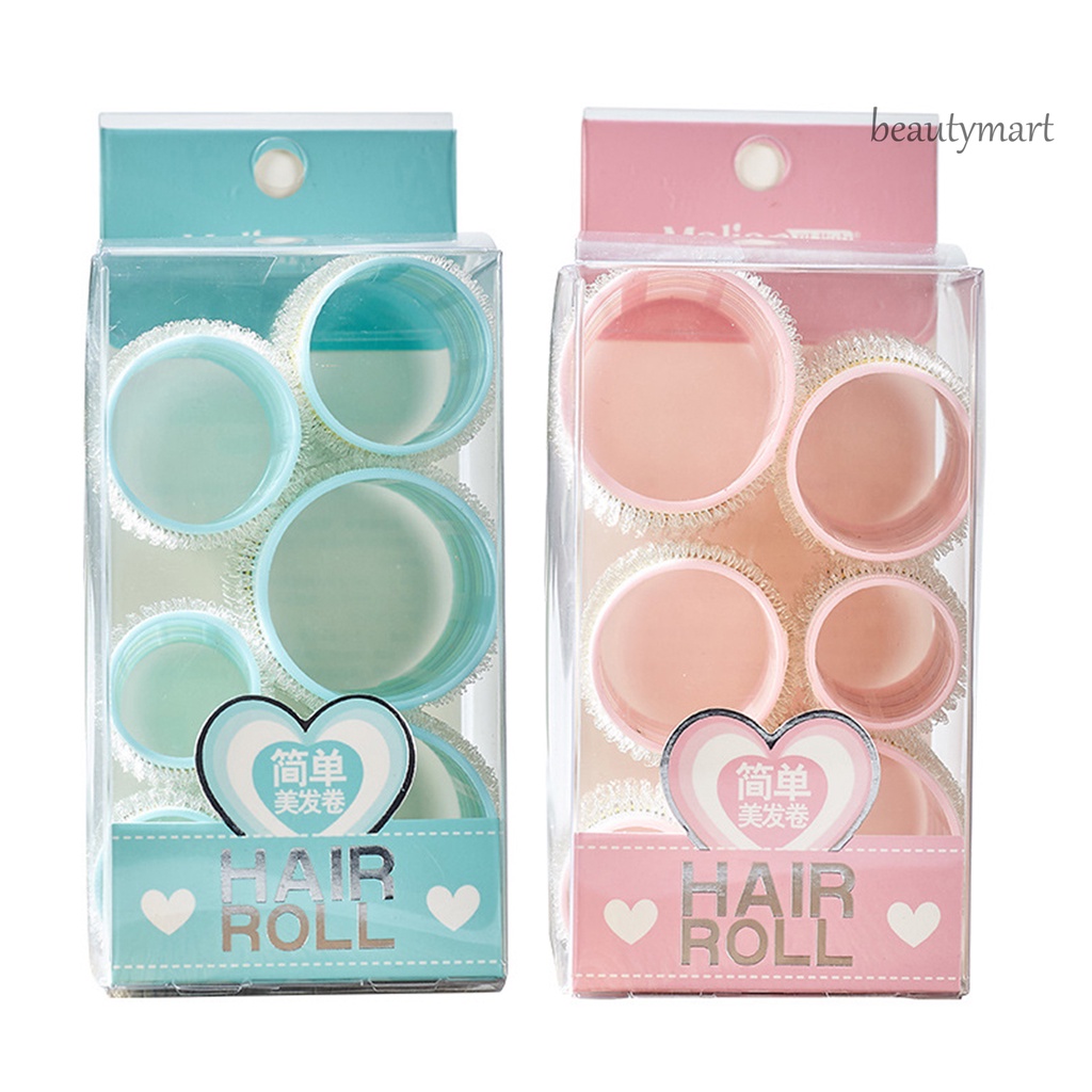 [Hàng mới về] Bộ 6 lô uốn tóc xoăn tự nhiên cỡ lớn đàn hồi cho nữ tạo kiểu tóc