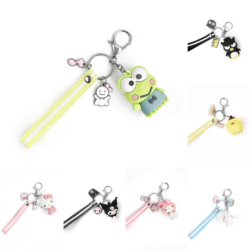 Móc khóa hoạt hình Kuromi Sanrio Melody Hello Kitty Cinnamoroll làm quà tặng trẻ em