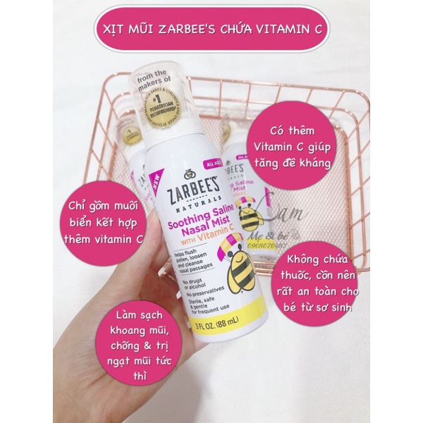 Xịt mũi Zarbee
