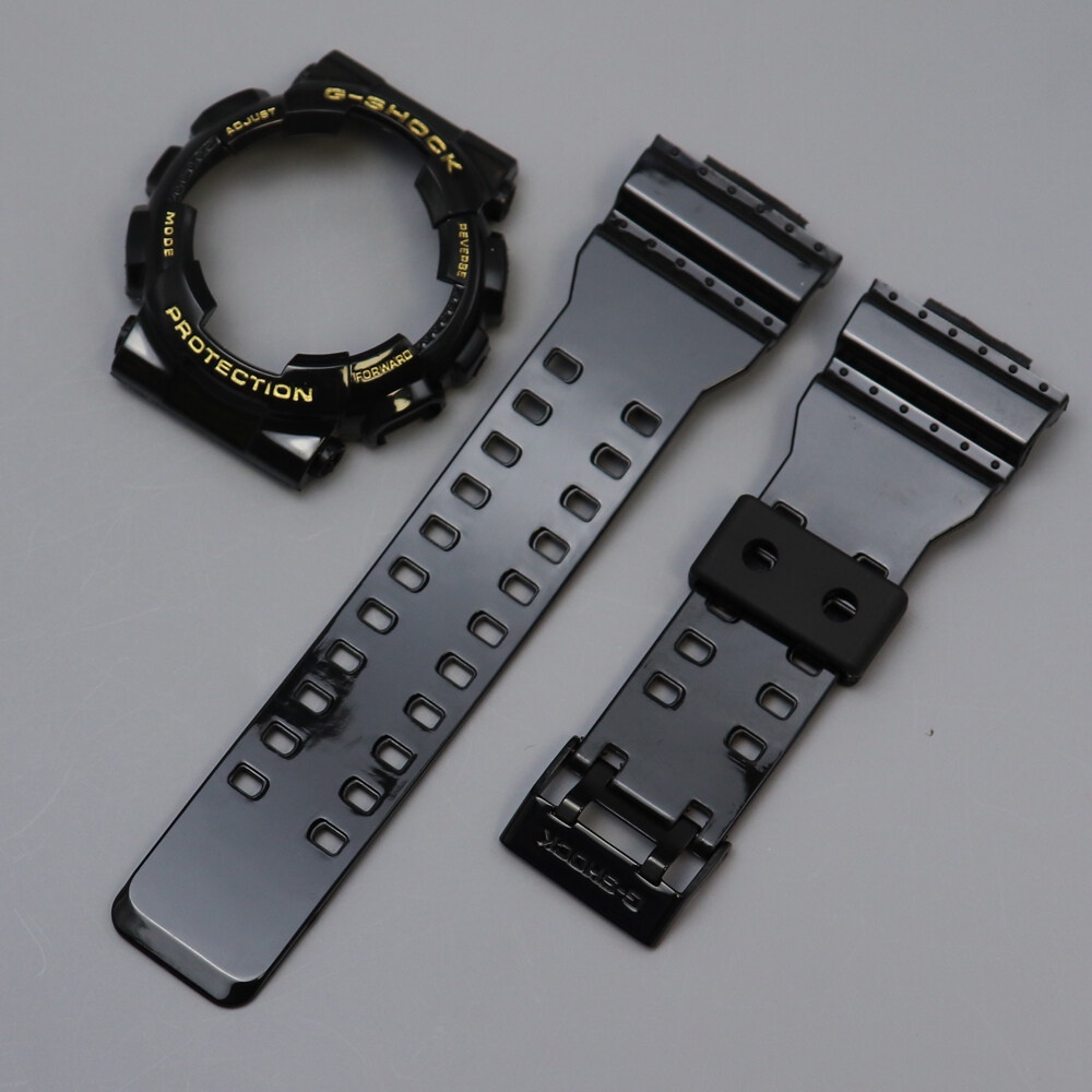 Dây Đeo + Ốp Silicon Mịn Với Công Cụ, G-ShockGA-110 Cho Casio GA-140 GA100 GA120 GD-120 GA150 GA200 GA300/GLS-100 100/110/Bộ Nhựa 110/120 Công Cụ Kèm Theo
