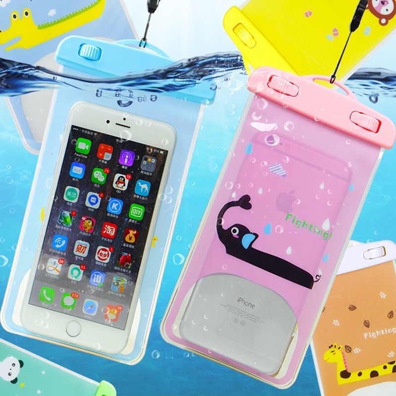 Túi Chống Nước Túi Đi Mưa Có Khoá Cài Tiện Lợi Hình Dễ Thương