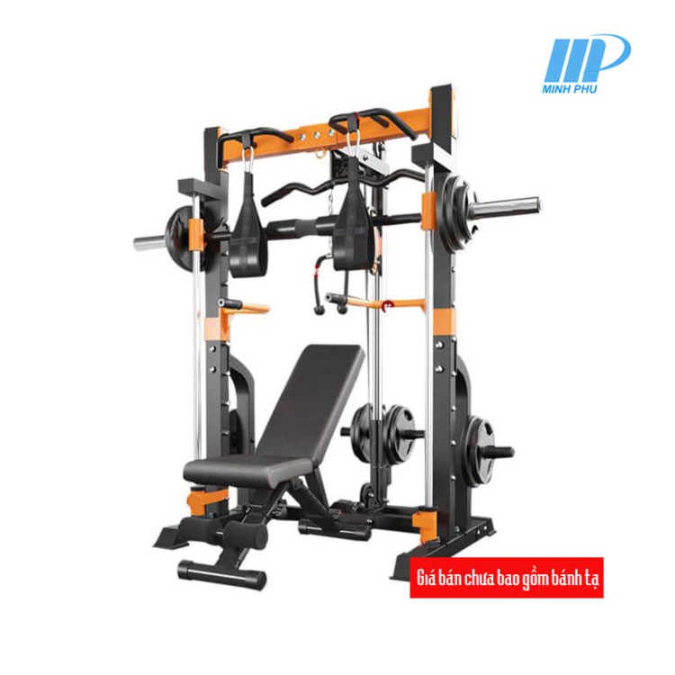 Giàn tạ đa năng JL-K8 🔥 Máy tập GYM có Squat 🔥 Dụng cụ thể hình cho gia đình