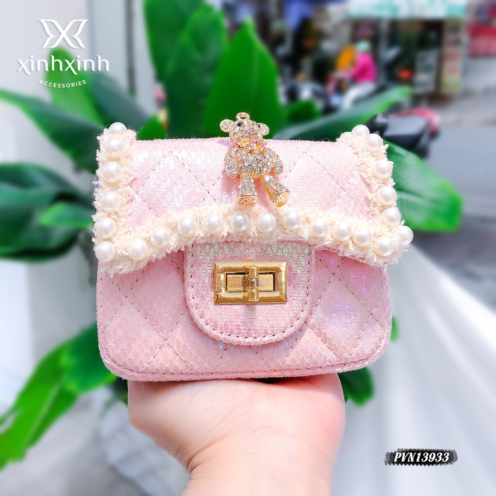 Túi xách cho bé , túi đeo chéo bé gái mini điệu đà - Xinh Xinh Accessories