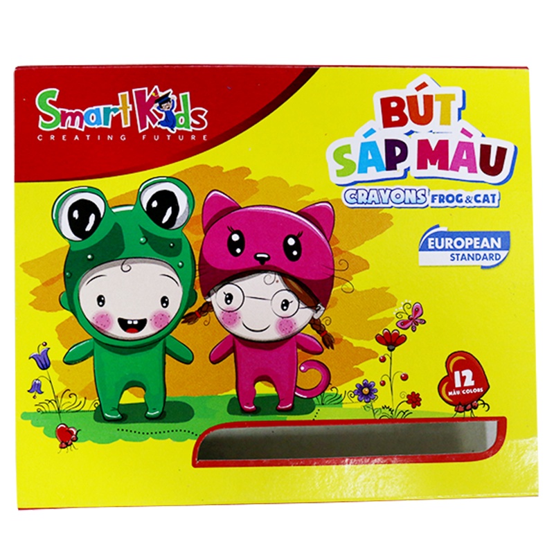 Sáp 12 Màu Frog &amp; Cat SK-CR0006