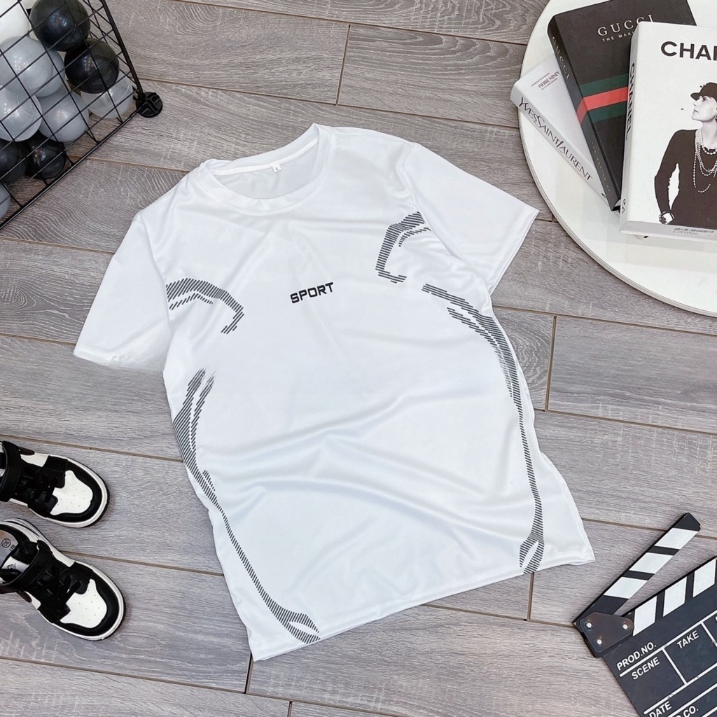 Áo Thun Nam Thể Thao SPORT,Áo Thể Thao Nam Đẹp vải Thun Lạnh Cao Cấp