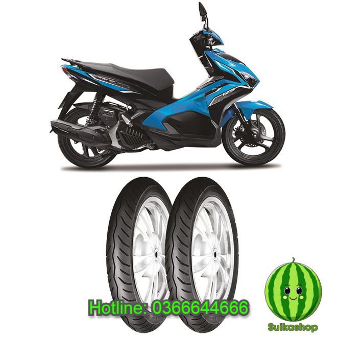 HN-Thay cặp lốp (vỏ) trước 80/90-14 TL + sau 90/90-14 TL Dunlop D115 chính hãng cho xe tay ga Honda AirBlade combo 2 lốp