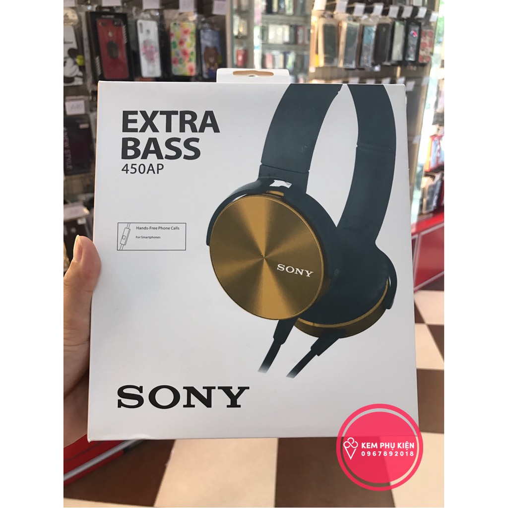 Tai nghe chụp tai Sony Extra Bass XB450AP