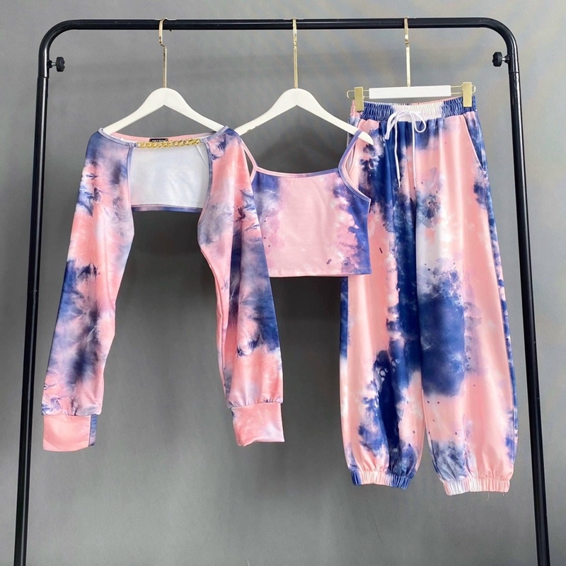 Cả Set Loang Màu Ảnh Thật(Set 3 Món)