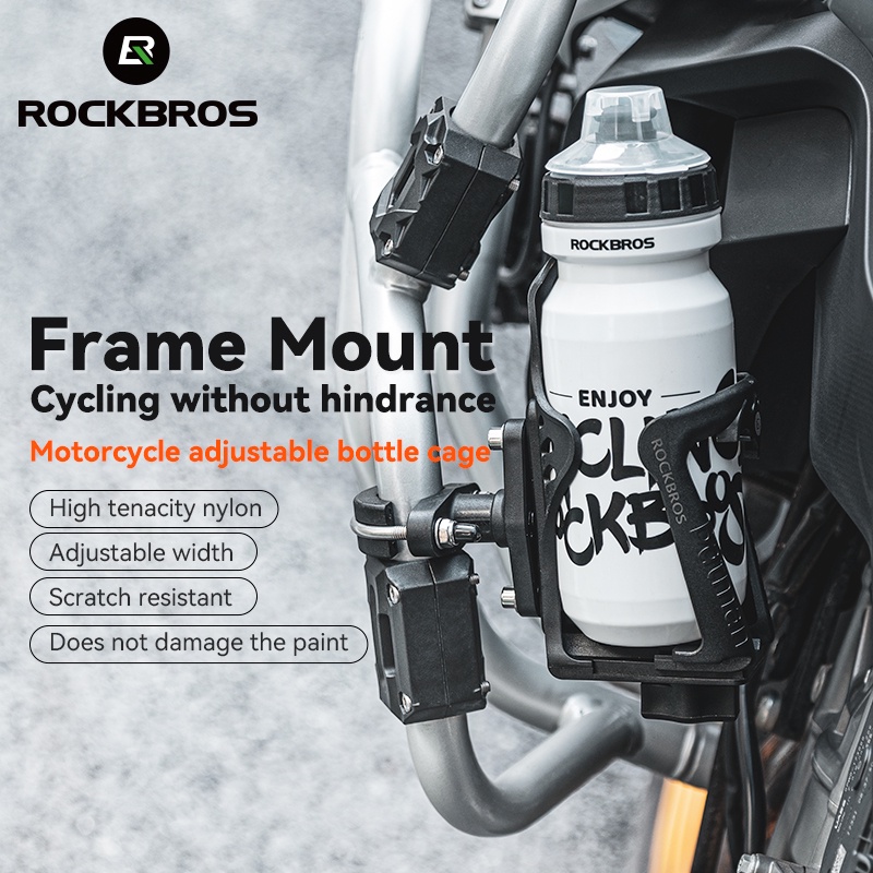 [Fulfilled by Shopee] Rockbros Giá Đỡ Bình Nước Xoay 360 Độ Cho Xe Đạp° Phụ Kiện Chuyên Dụng Dành Cho Xe Đạp