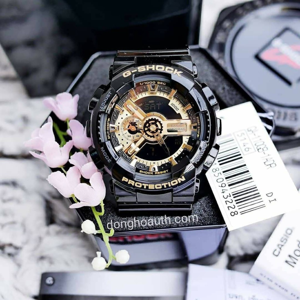 [HOT 2021]Đồng hồ thể thao nam G-Shock - GA110 55mm điện tử chống nước đa năng (Màu đen) - Gsock