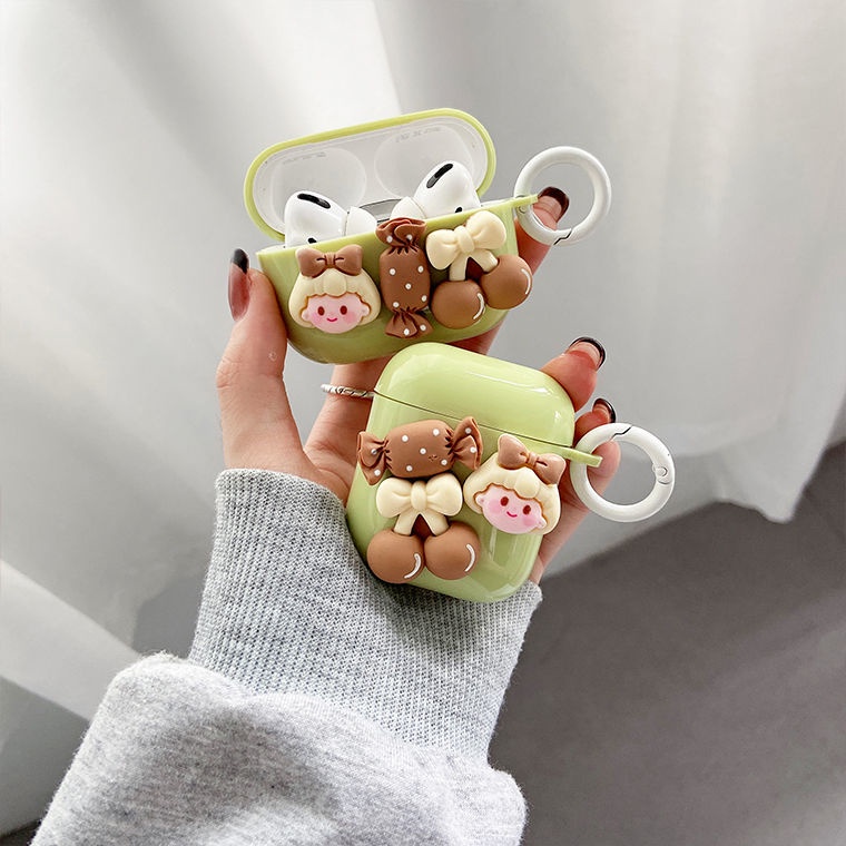 Vỏ Bảo Vệ Hộp Sạc Tai Nghe Bluetooth Không Dây AirPods 1 2 3 pro Họa Tiết Hoạt Hình Dễ Thương