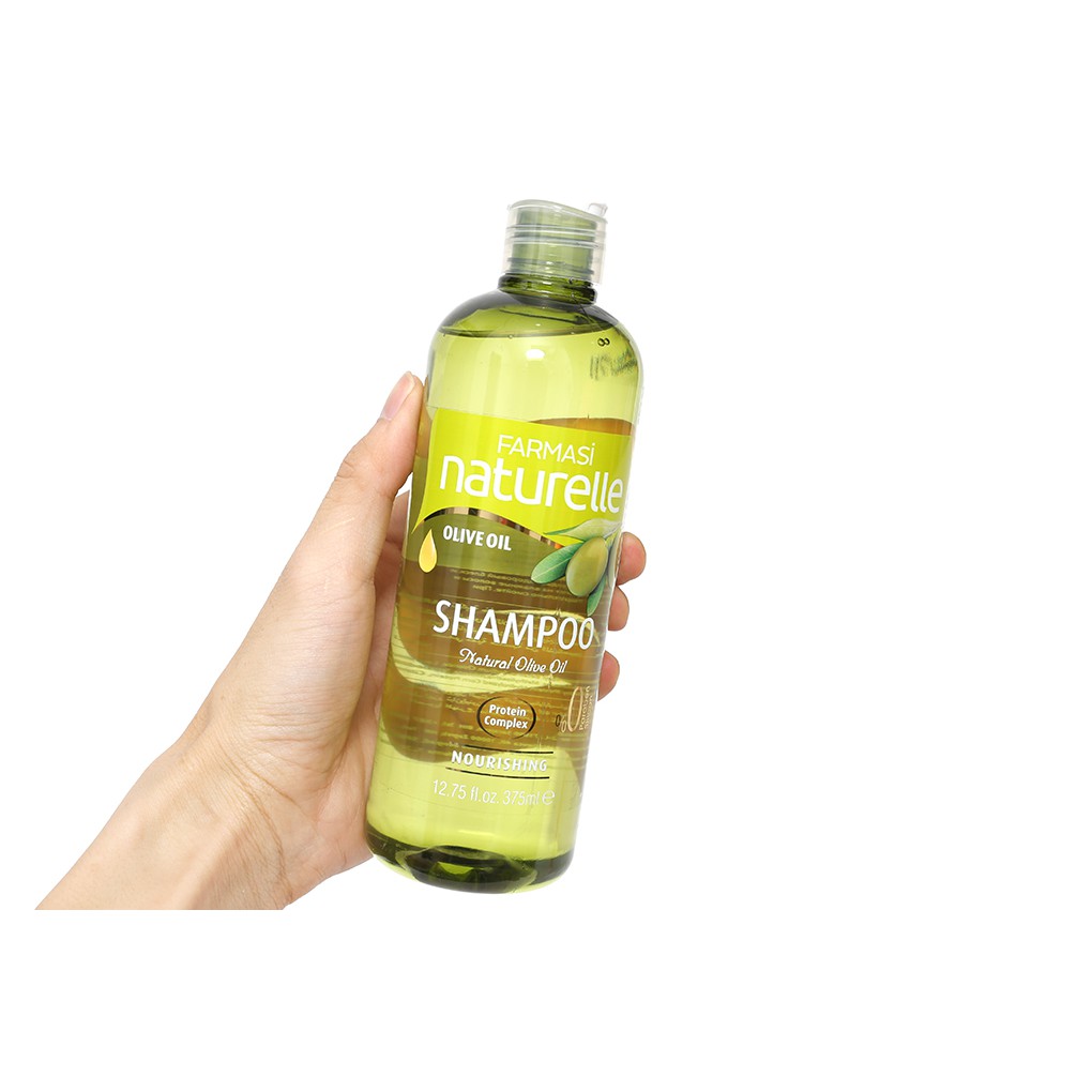 Dầu Gội Dưỡng Tóc Chiết Xuất Olive Farmasi 375ml [SooheeCos] DG174