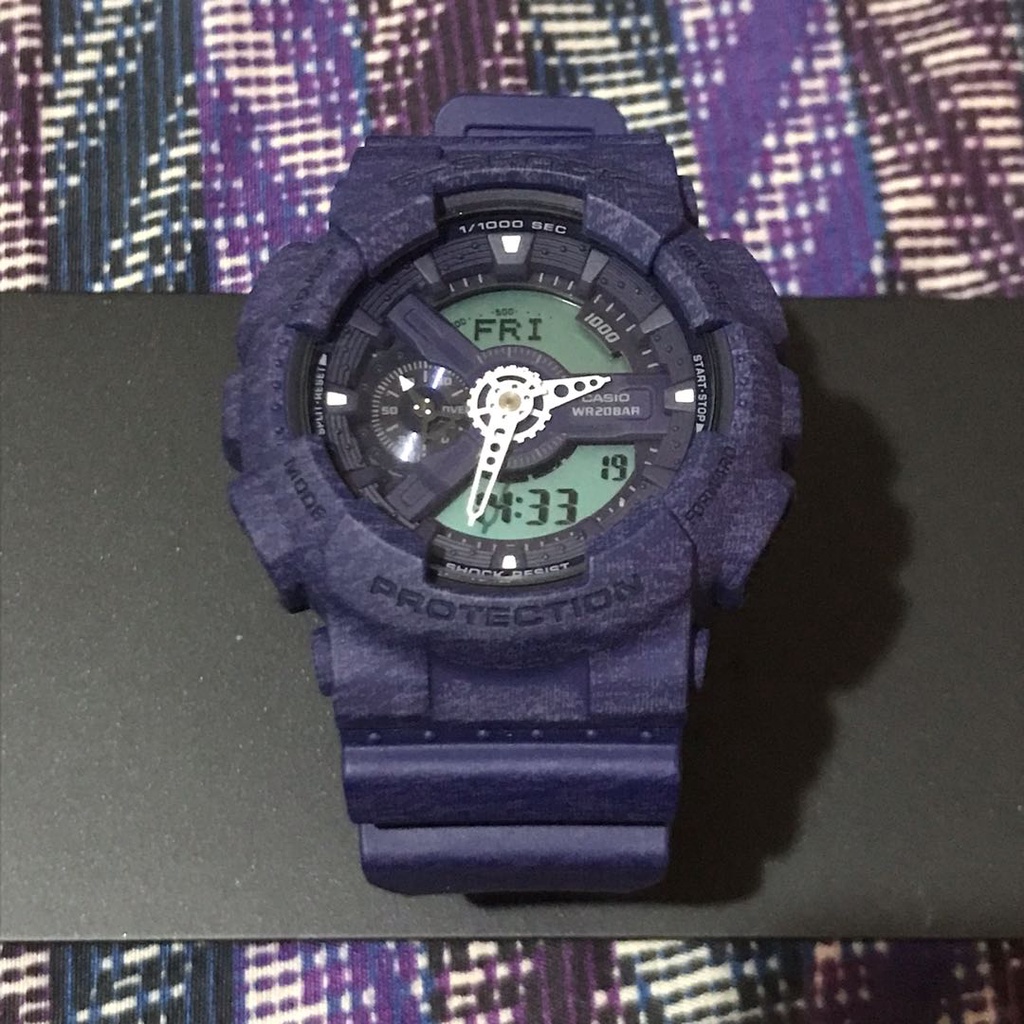 Đồng Hồ Nam Dây Nhựa Casio G-Shock GA-110HT-2A Chính Hãng - GA-110HT-2ADR