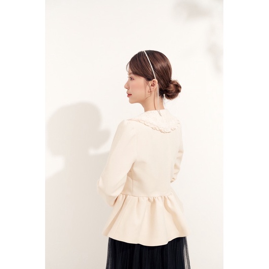 Áo dạ dáng xuông Snowy Top by Joie des Roses | BigBuy360 - bigbuy360.vn