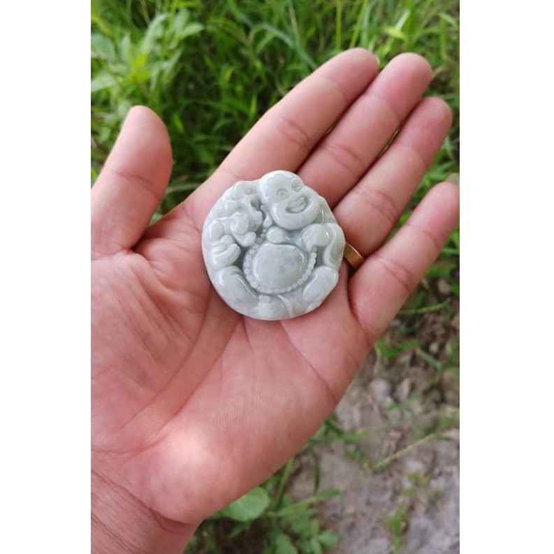 Mặt Đá Di Lạc Ngoc Cam Thach