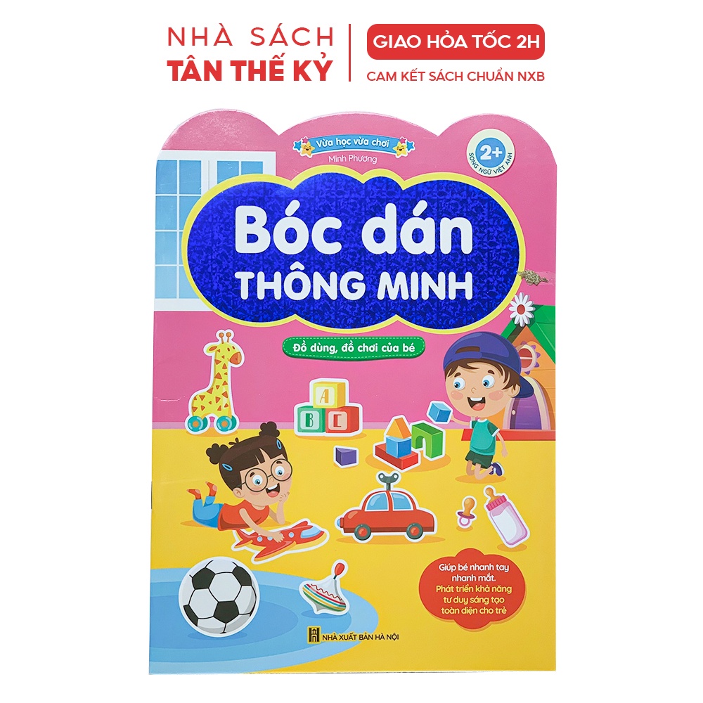 Sách - Bóc dán thông minh vừa học vừa chơi phát triển sáng tạo song ngữ Việt Anh (Lẻ cuốn)