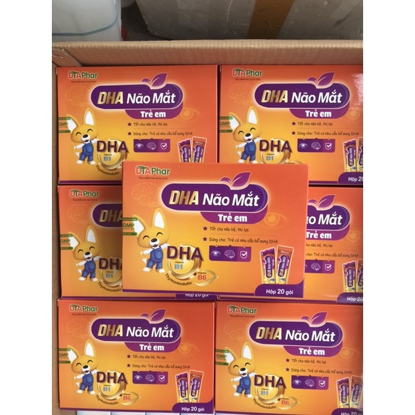 Thạch DHA Não Mắt Trẻ Em Hộp 20 Gói