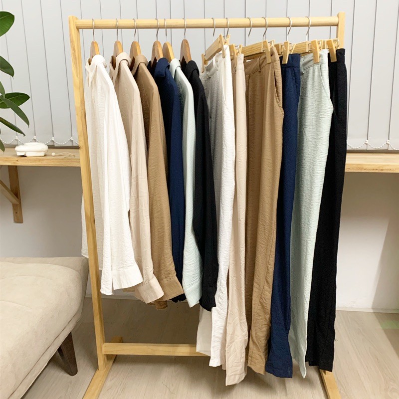 Bộ Đũi Lụa - SILK LINEN SET - Có bán lẻ áo, quần/ mix màu tuỳ chọn