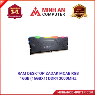 Ram desktop zadak moab rgb 16gb ddr4 3000mhz - hàng chính hãng