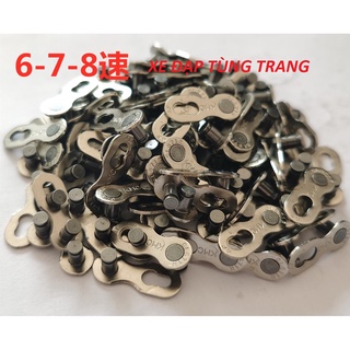 Khóa xích 6/7/8/9 kmc xe đạp thể thao