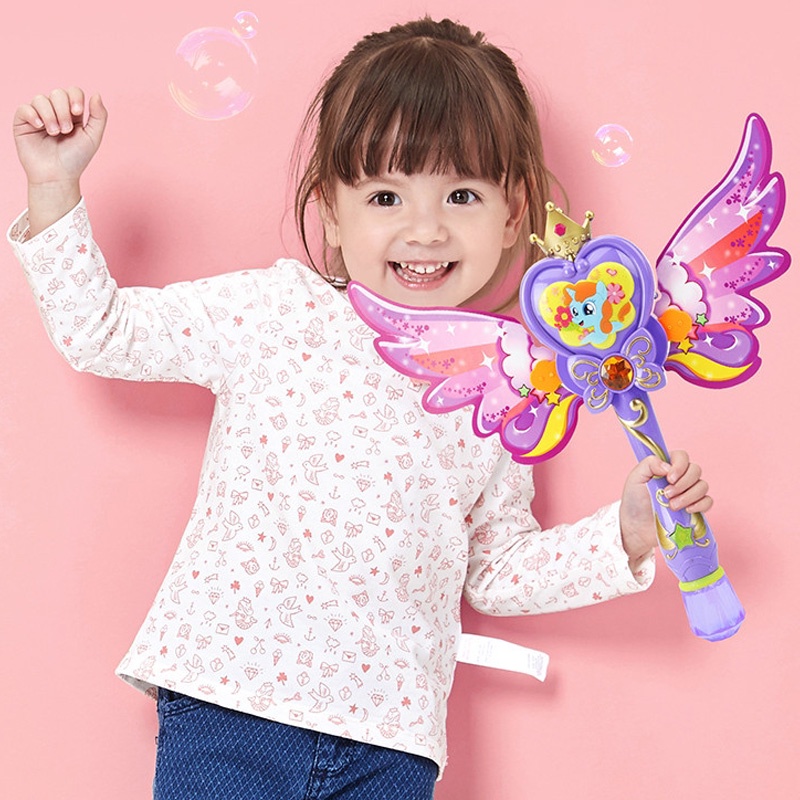 Súng Bắn Bong Bóng Nước Ma Thuật Hình Chú Ngựa Dễ Thương Cho Bé