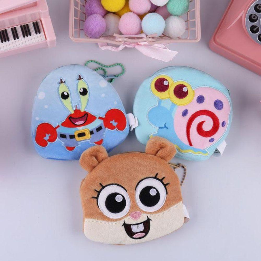 Ví Đựng Tiền Xu Mini Có Khóa Kéo Họa Tiết Hoạt Hình Dễ Thương Cho Nữ