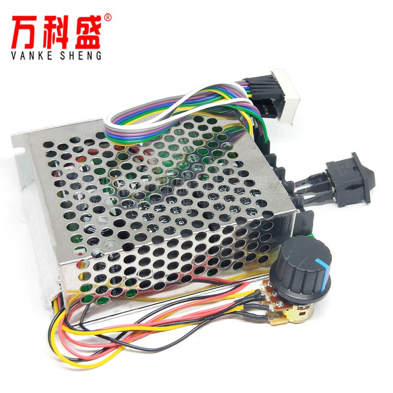 Bộ điều khiển tốc độ động cơ DC hai chiều tiến và lùi với máy đo tốc độ hiển thị kỹ thuật số 40A 12V24V36