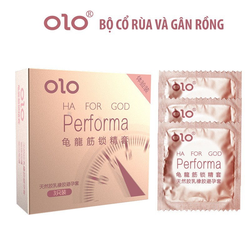 Bao Cao Su Kéo Dài Thời Gian OLO HA For God Bao Cao Su Gai OLO Performa 1 BCS Siêu Mỏng