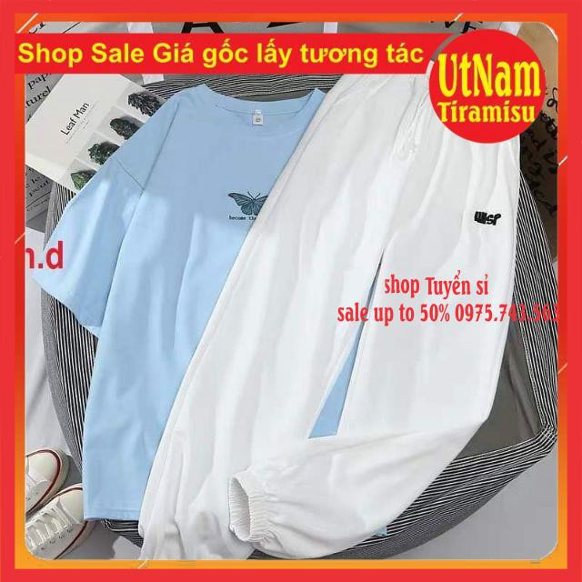 [ Mã FAMAYWA2 giảm 10K đơn 50K] Sét áo phông Bướm + quần unsp | BigBuy360 - bigbuy360.vn