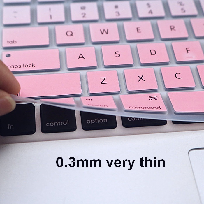 Miếng Dán Bảo Vệ Bàn Phím Laptop Bằng Silicon Mềm Siêu Mỏng Cho Macbook Pro Air 13 '' 15 '' 17 '' A1