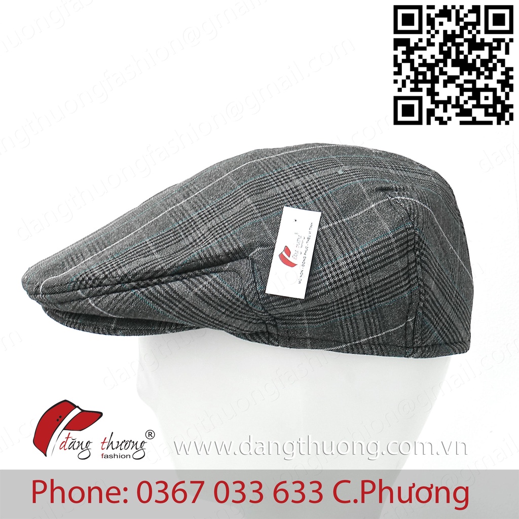 [SHIP HOẢ TỐC ] [CÓ SẴN]Mũ nồi nam DẠ DÀY DẶN caro bere beret nỉ dạ cho người trung niên, cao tuổi phong cách cổ điển mà