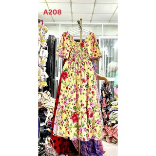Mẫu mới--maxi lụa quảng châu bo thun
