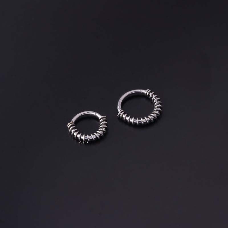 1 Khuyên Tai/Mũi 16G/10mm Bằng Thép Không Gỉ Thời Trang