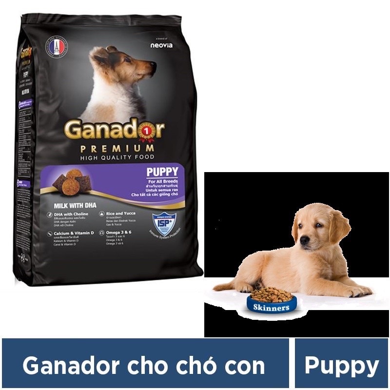 Thức Ăn Hạt Ganador Đủ vị 400Gr cho Cún Yêu