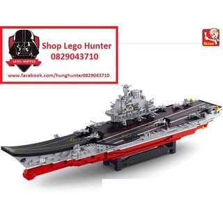 Army SLuban Aircraft Carrier bộ đồ chơi lắp ráp mô hình Tàu chiến - Hàng không mẫu hạm