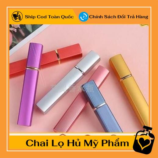 Lọ Chiết Nước Hoa ❤ TOP GIÁ RẺ ❤ Lọ chiết nước hoa vuông nhôm 12ml - lọ đựng nước hoa , phụ kiện du lịch