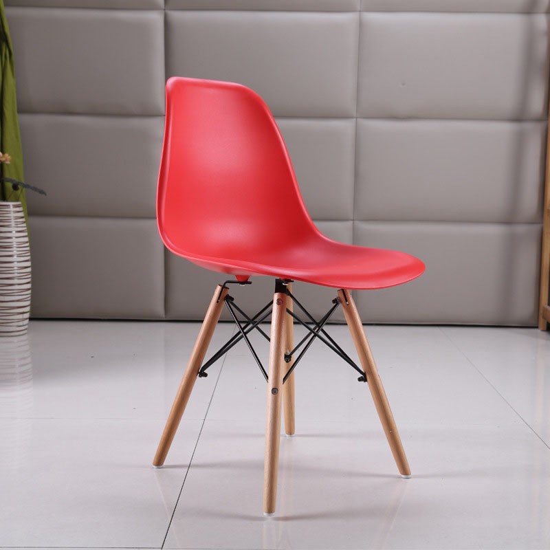 [Nội thất văn phòng HCM] - Ghế eames nhựa cao cấp chân gỗ đan phong cách | BigBuy360 - bigbuy360.vn