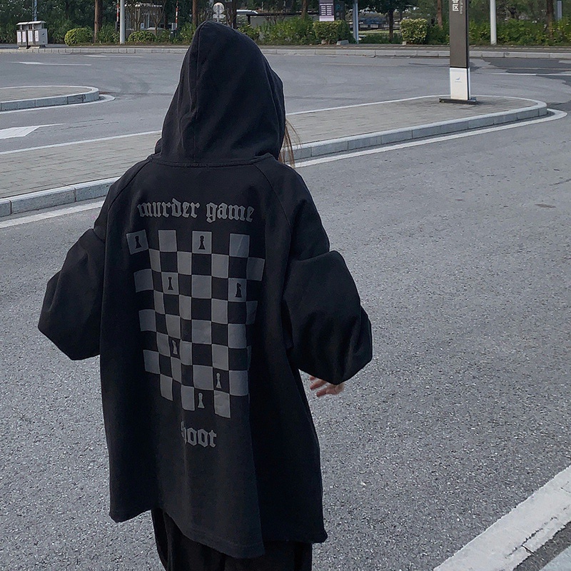 Áo hoodie dáng rộng thời trang cá tính phong cách Hàn Quốc 2021 | BigBuy360 - bigbuy360.vn