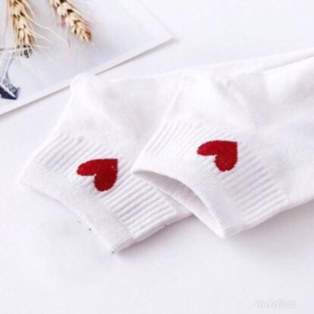 1 đôi tất trái tim co giãn tốt