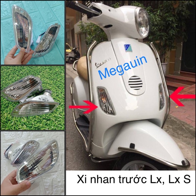 Cụm Đèn xi nhan trước Vespa LX 125, 150, LX S (giá 1 cái)