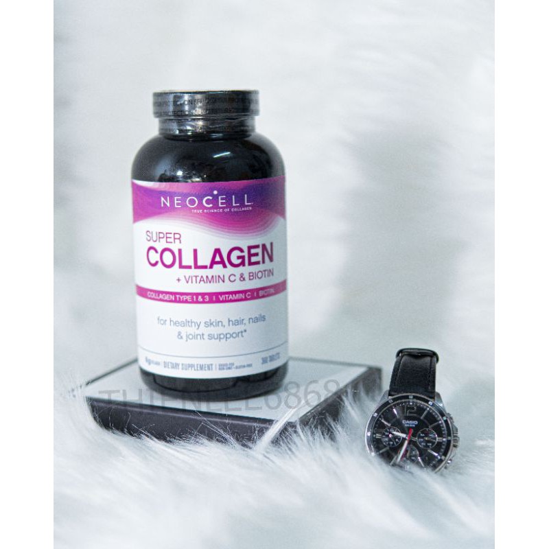 Viên Uống Super Collagen Neocell +C 6000 Mg type 1 - 3 Neocell 360 viên
