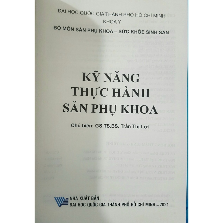 Sách - Kỹ năng thực hành sản phụ khoa